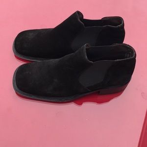 Barbernini made in Italy black suede boots
